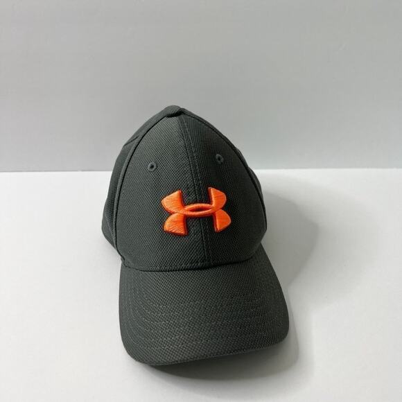Under Armour Youth Hat  Classic Fit Stretch Gray Sz S/M - Picture 2 of 6